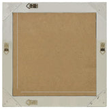 Vidaxl Wall Mirror Barroque Style 60x60 cm de color plateado