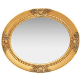 Vidaxl Wall Mirror Baroque Style 50x60 cm złota