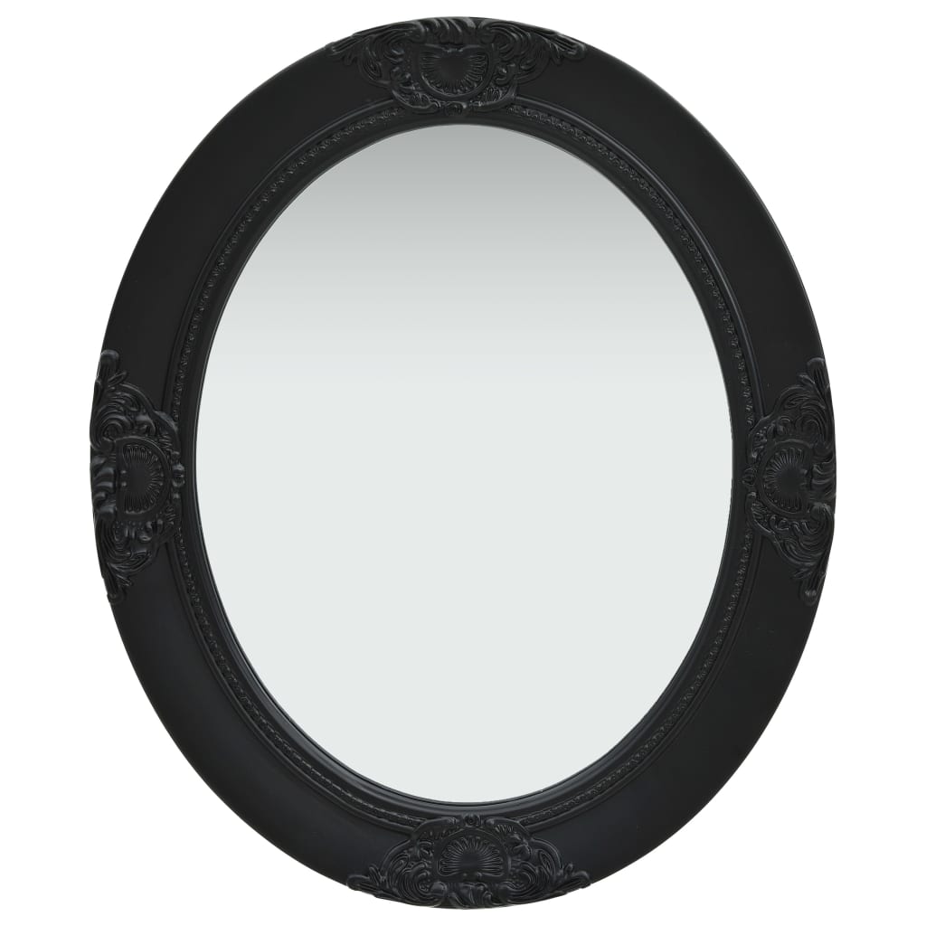 Vidaxl Wall Mirror Barroque Style 50x60 cm Negro