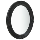 Vidaxl Wall Mirror Baroque style 50x60 cm Black