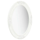 Vidaxl Wall Mirror Baroque style 50x70 cm White