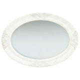 Vidaxl Wall Mirror Baroque style 50x70 cm White