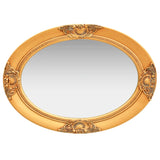 Vidaxl Wall Mirror Baroque Style 50x70 cm złota