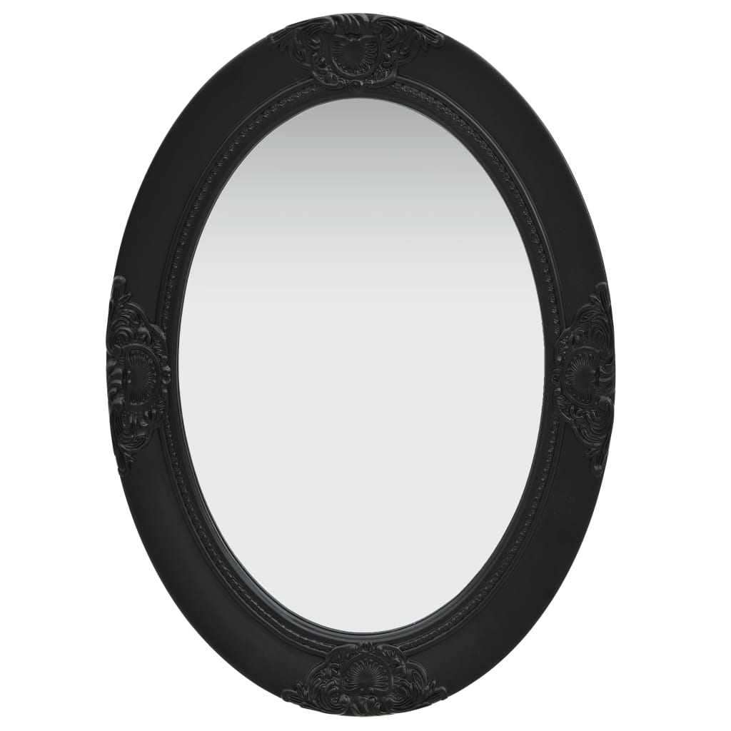 Vidaxl Wall Mirror Barroque Style 50x70 cm Negro