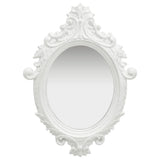 Vidaxl Wall Mirror Castle Style 56x76 cm bianco