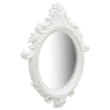 Vidaxl Wall Mirror Castle Style 56x76 cm White