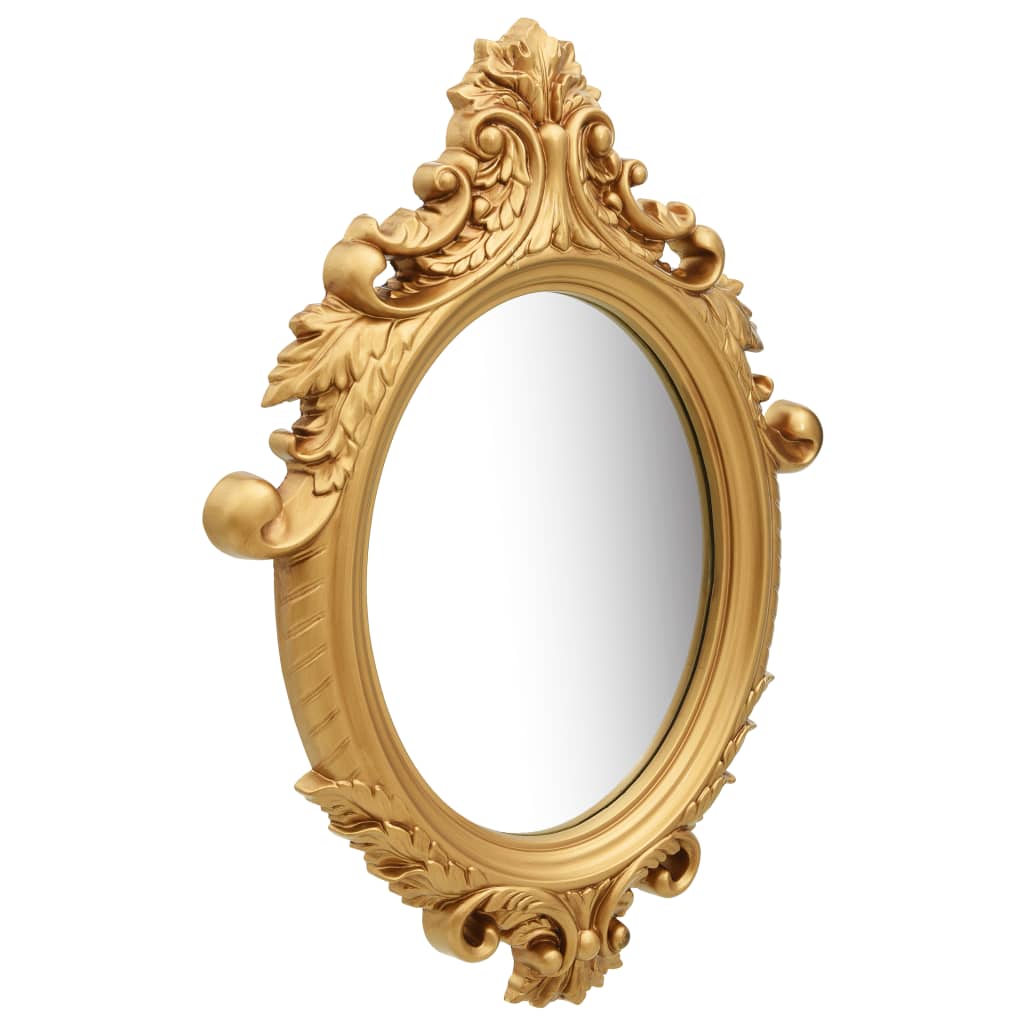 Vidaxl Wall Mirror Castle Style 56x76 cm de oro