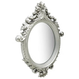 Vidaxl Wall Mirror Castle Style 56x76 cm Silverfärgad