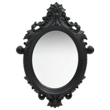 Vidaxl Wall Mirror Castle Style 56x76 cm Black