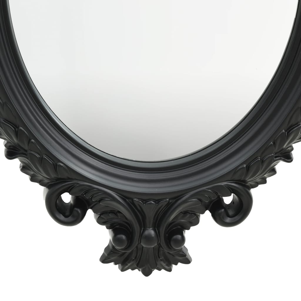 Vidaxl Wall Mirror Castle Style 56x76 cm noir