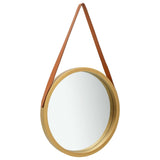 Vidaxl Wall Mirror s pneumatikou 40 cm zlaté barvy