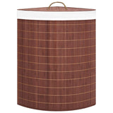 Vidaxl Hoekwasmand 60 L Bambu Brown