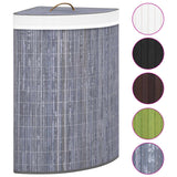 Vidaxl Hoekwasmand 60 L BAMBOO GRIE