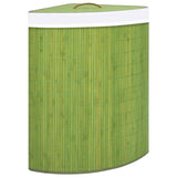 Vidaxl Hoekwasmand 60 L Bamboo Green