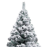 VidaXL Kunstkerstboom met sneeuw 150 cm groen