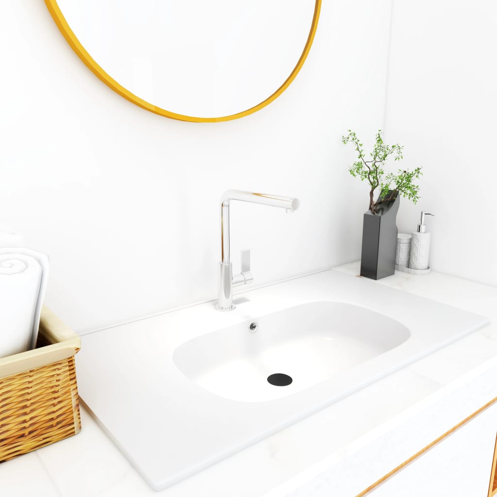 VidaXL Washbasin built -in 605x460x105 mm SMC white