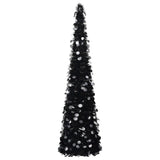 Vidaxl kunstkerstboom pop-up 150 cm pet zwart