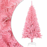 Vidaxl kunstkerstboom met standaard 150 cm pvc roze