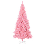 Vidaxl Kunstkerstboom med standard 210 cm PVC rosa