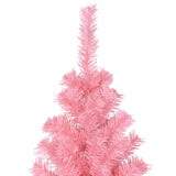 Vidaxl Kunstkerstboom med standard 210 cm PVC rosa