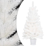 VidaXL Kunstkerstboom met levensechte naalden 90 cm wit