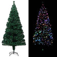 Vidaxl kunstkerstboom met standaard 240 cm glasvezel groen