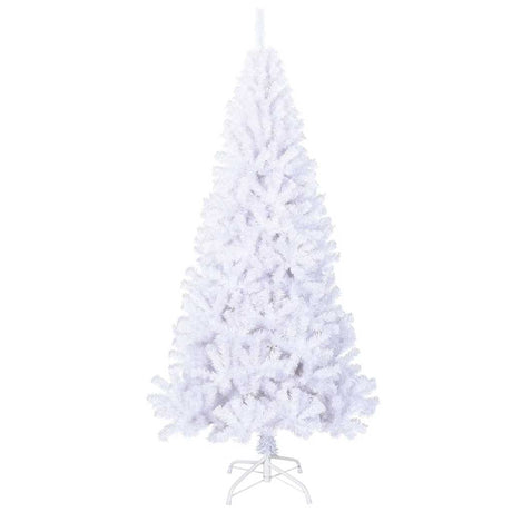Vidaxl kunstkerstboom met dikke takken 180 cm pvc wit