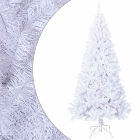 Vidaxl kunstkerstboom met dikke takken 210 cm pvc wit
