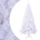 Vidaxl kunstkerstboom met dikke takken 240 cm pvc wit