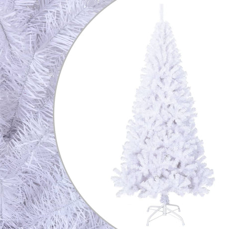Vidaxl kunstkerstboom met dikke takken 240 cm pvc wit