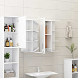Vidaxl badkamerspiegelkast 80x20,5x64 cm bewerkt hout wit