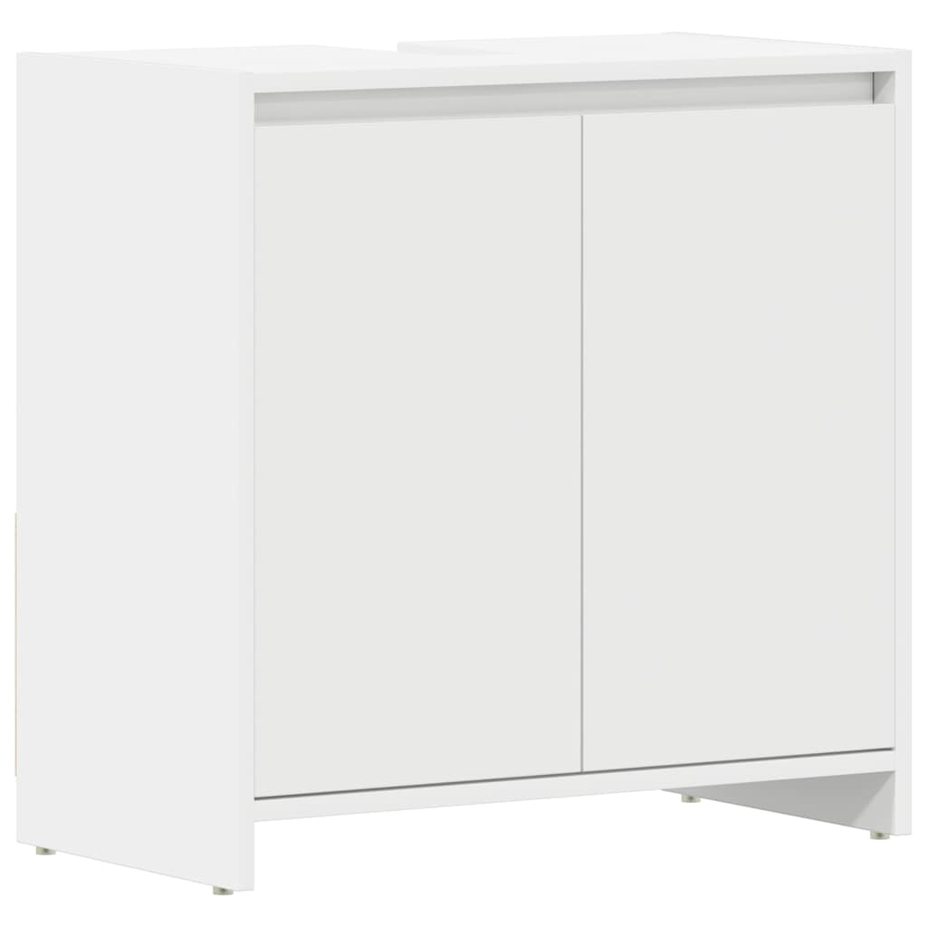 Vidaxl badkamerkast 60x33x61 cm bewerkt hout wit