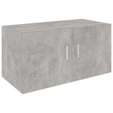 Vidaxl hangkast 80x39x40 cm bewerkt hout betongrijs