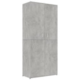 Vidaxl Schong Cabinet 80x39x178 cm veraarbechte Holzkonkurrte Präis