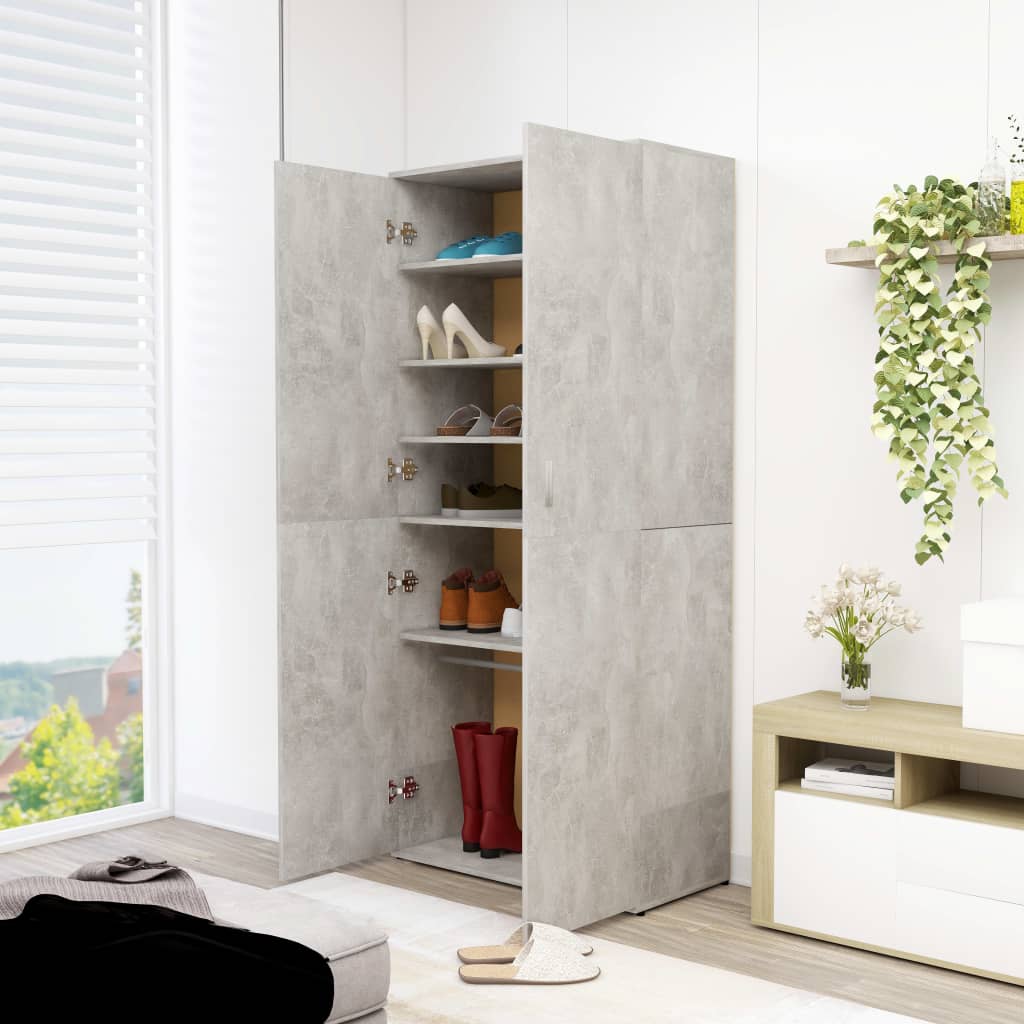 Vidaxl Cabinet da scarpe 80x39x178 cm Prezzo in legno trasformato