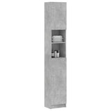 Vidaxl badkamerkast 32x25,5x190 cm bewerkt hout betongrijs