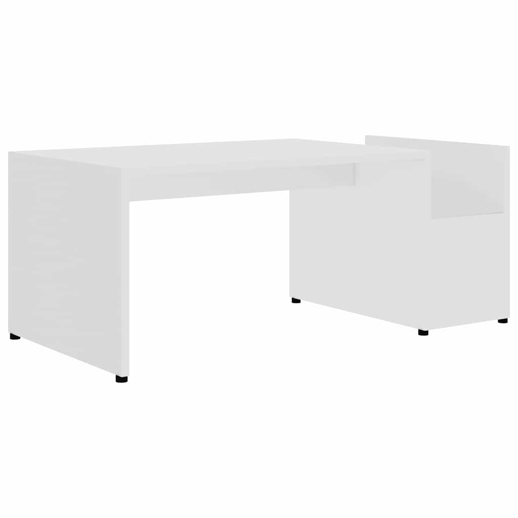 Vidaxl salontafel 90x45x35 cm bewerkt hout wit