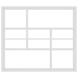 Vidaxl wandschap 90x16x78 cm bewerkt hout wit