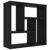 Vidaxl wandschap 45,1x16x45,1 cm bewerkt hout zwart