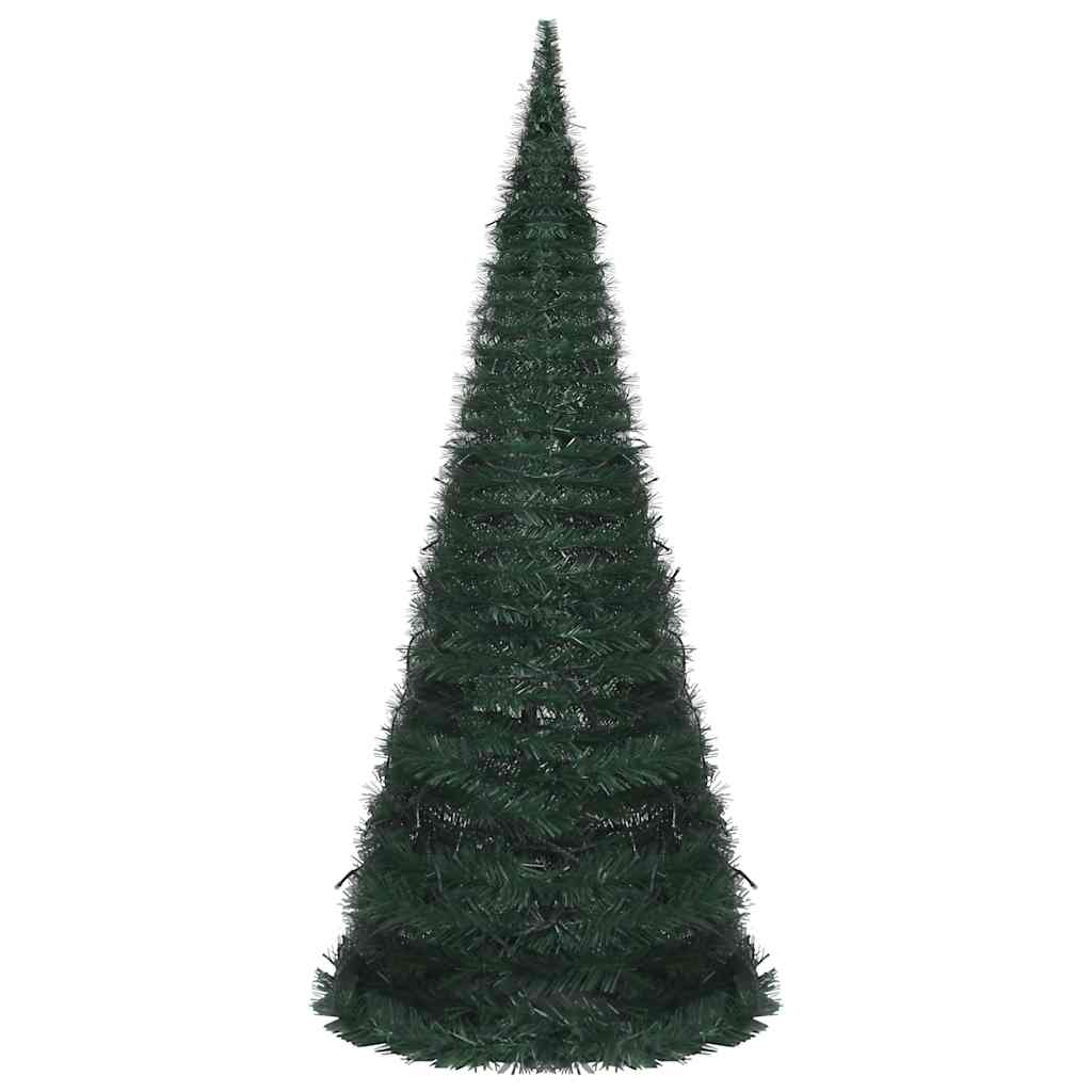 Vidaxl Kunstkerstboom con illuminazione pop-up 210 cm verde