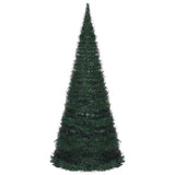 Vidaxl Kunstkerstboom con illuminazione pop-up 210 cm verde