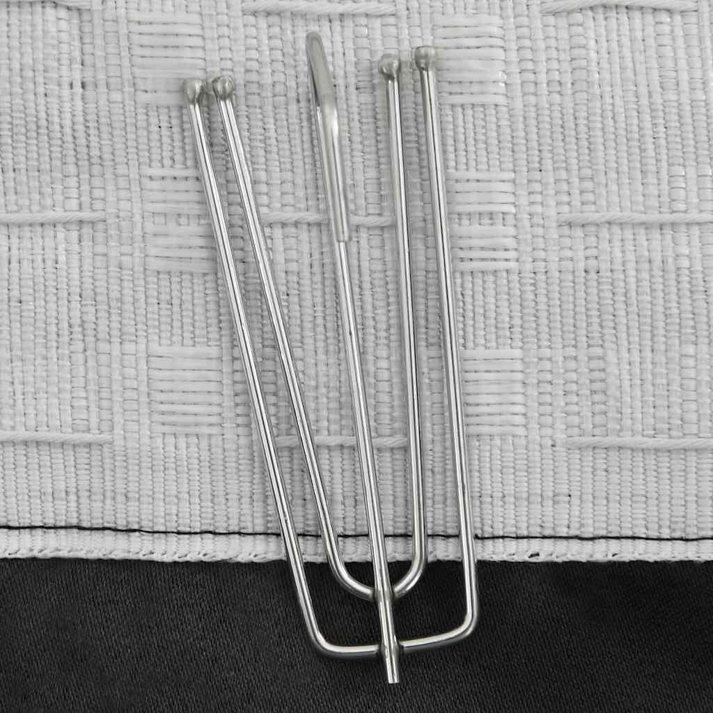 Vidaxl gardiner lin Damning Hooks 2 St 140x175 cm Anthracite