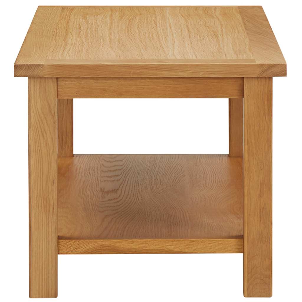 Vidaxl salontafel 90x45x40 cm massief eikenhout
