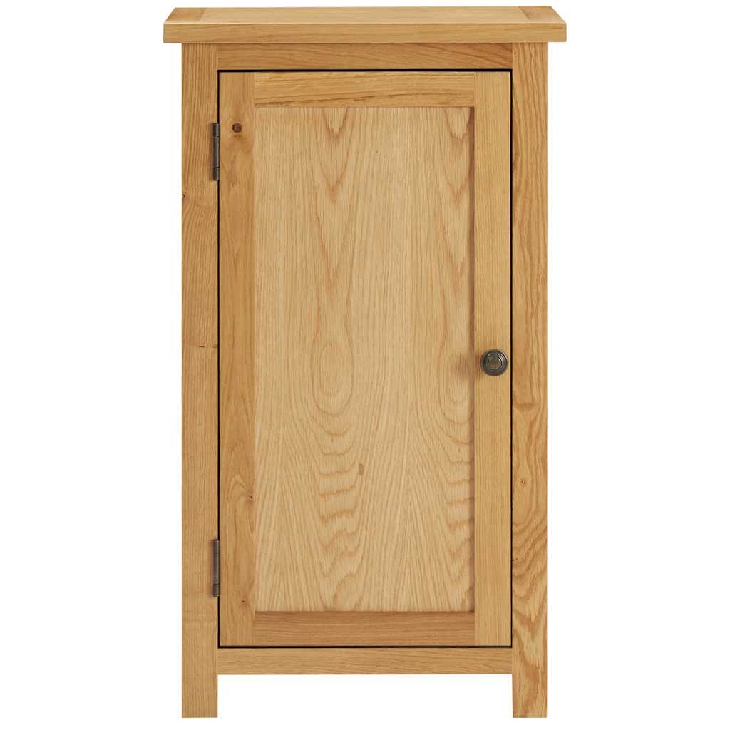 Vidaxl kast 45x32x85 cm massief eikenhout