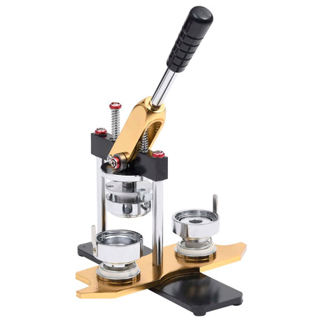 Vidaxl buttonmachine met cirkelsnijder draaipunch 58 mm