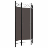 Vidaxl kamerscherm met 3 panelen 120x180 cm antraciet