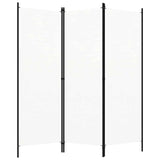 Vidaxl kamerscherm met 3 panelen 150x180 cm wit