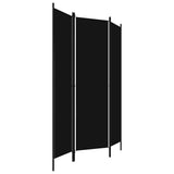 Vidaxl kamerscherm met 3 panelen 150x180 cm zwart