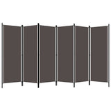 Vidaxl kamerscherm met 6 panelen 300x180 cm antraciet