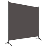 Vidaxl kamerscherm met 1 paneel 175x180 cm antraciet